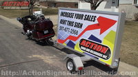 4' x 8' Mobile Sign Trailer