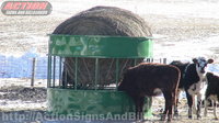 Testimonial of our hay hopper cattle feeder