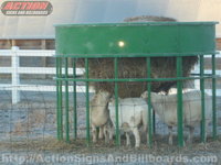 Hay Hopper Sheep Feeder/Hay Saving Sheep Feeder/Hay Saver Sheep Feeder 